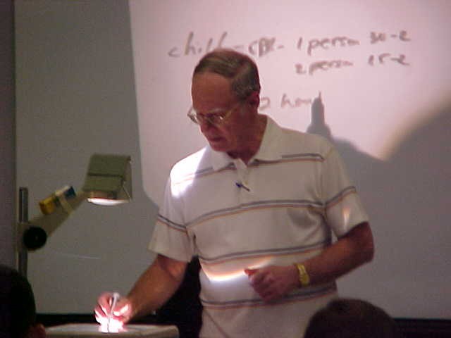Don teaching the Pilot Program.
